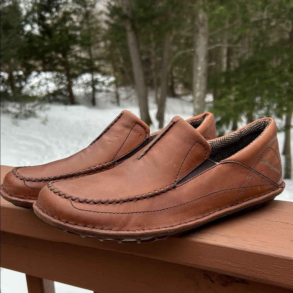 Men's Patagonia Brown Pau Leather Loafers